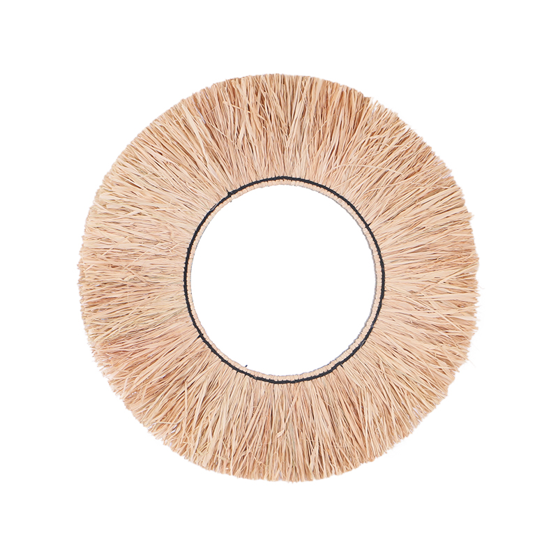 Woven Rope Round Mirror 77*77*2CM