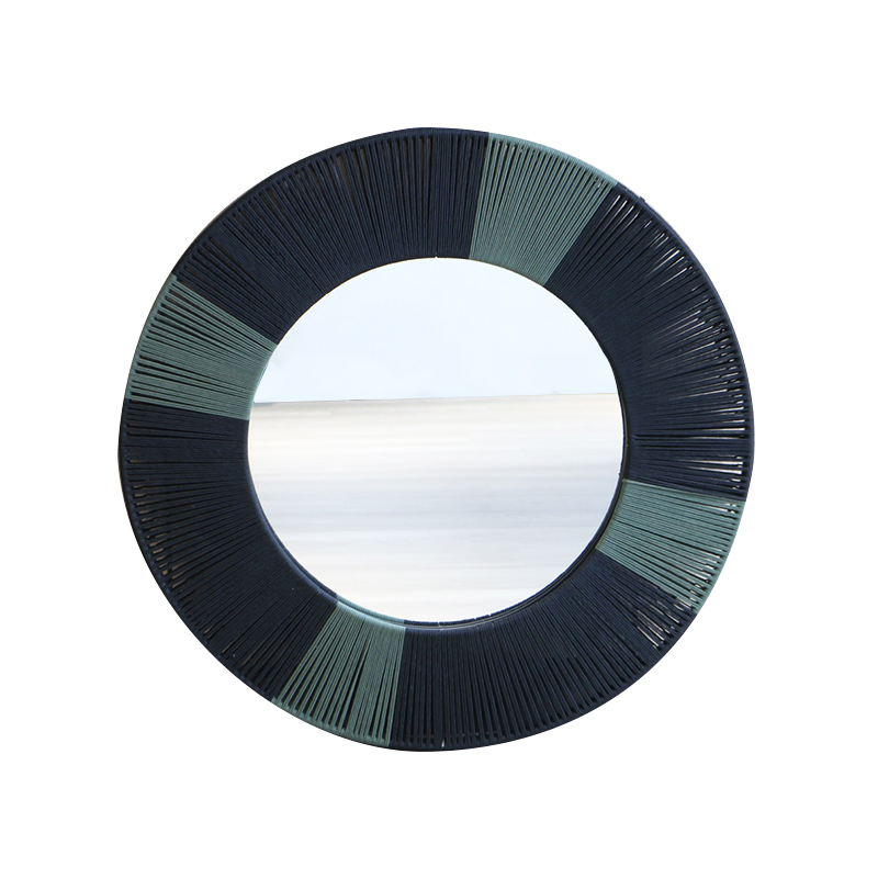 Woven Rope Round Mirror 80*80*4.5CM