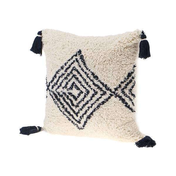  Square Tufted Embroidery Cushion  45*45 with filling 480g