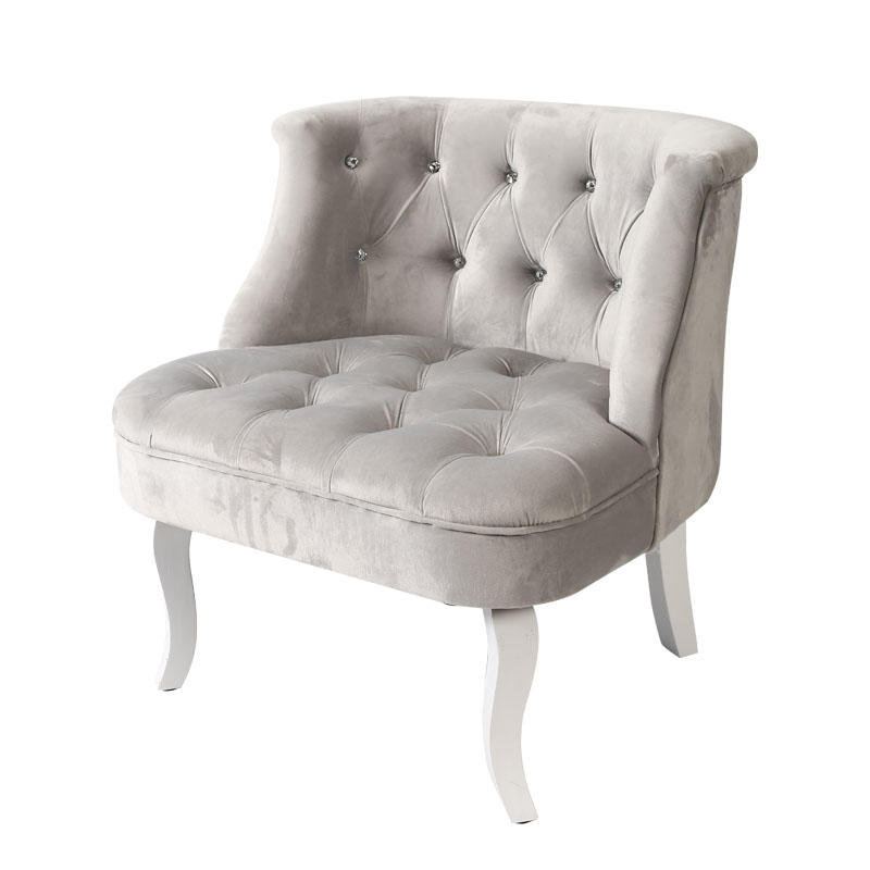 Velvet lady chair / Backrest chair / Comfortable leisure chair / Household chair