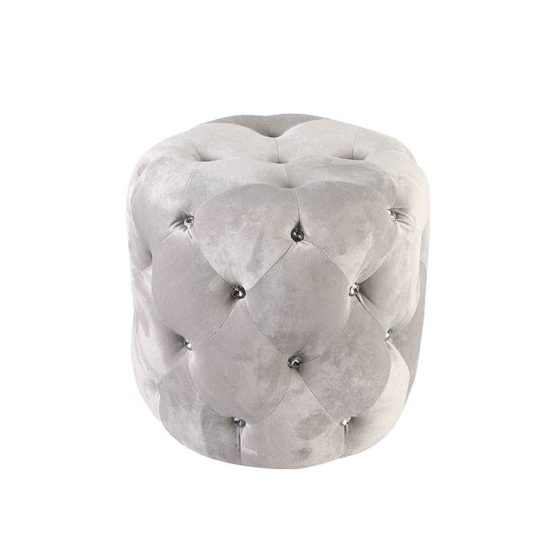 Sofa stool / footstool / cloakroom stool / makeup stool / soft stool / velvet round fashion stool / Living room low stool