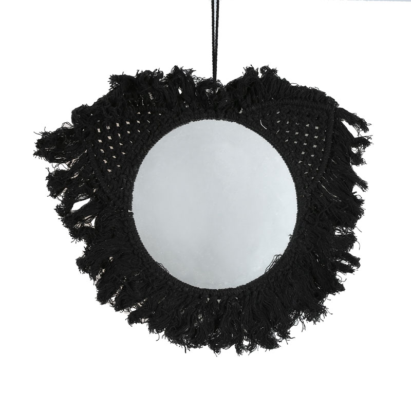 Round wall mounted mirrors / hand woven mirrors / handmade makeup mirror / home decorations