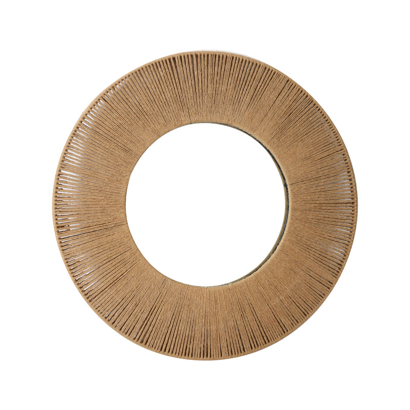 Round wall mounted mirrors / hand woven mirrors / handmade makeup mirror / home decorations