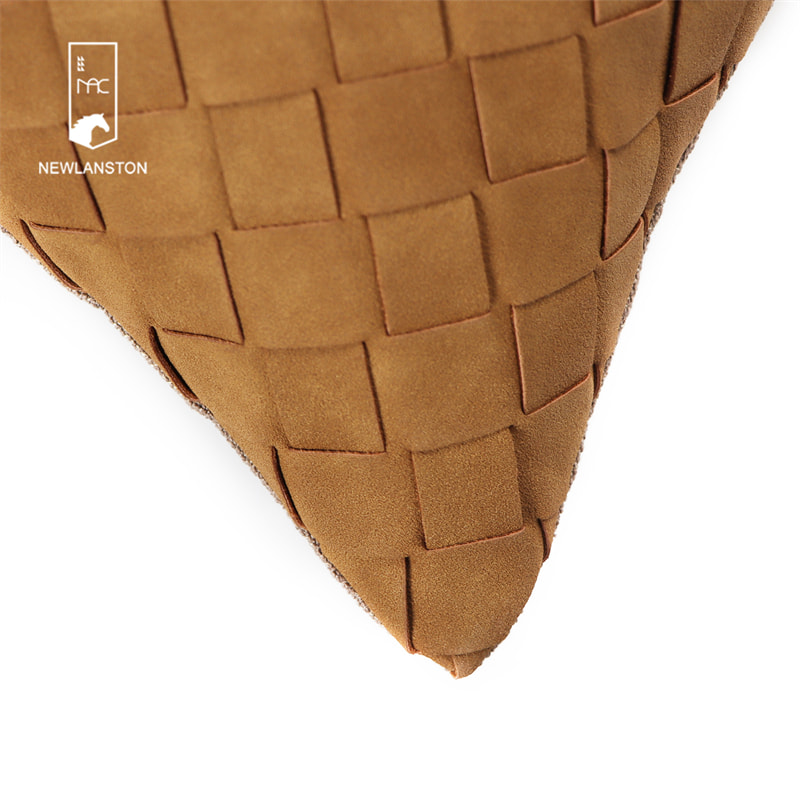 45x45 High quality woven REACH PU Cushion cover 