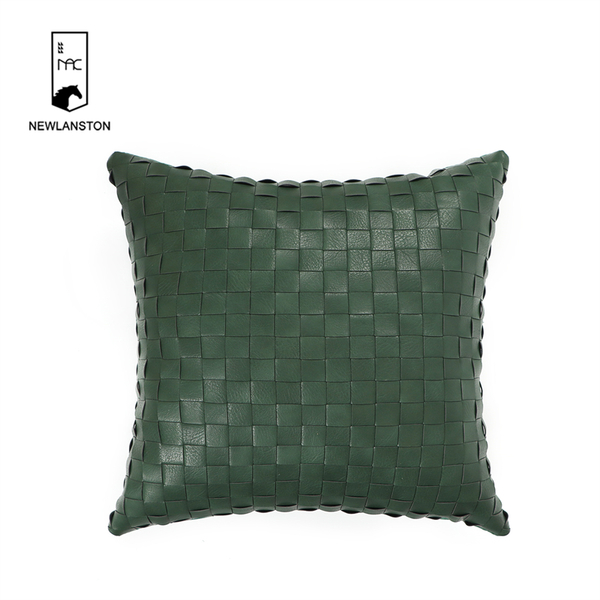45x45 High quality woven REACH PU Cushion cover 
