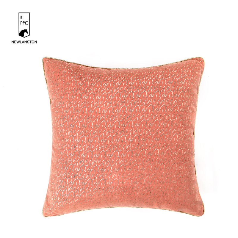 40x40 Foil gold printed velvet Cushion cover 