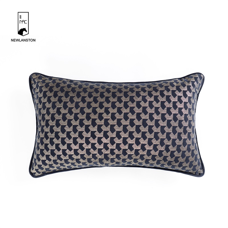 50x30 Foil gold printed velvet Cushion cover