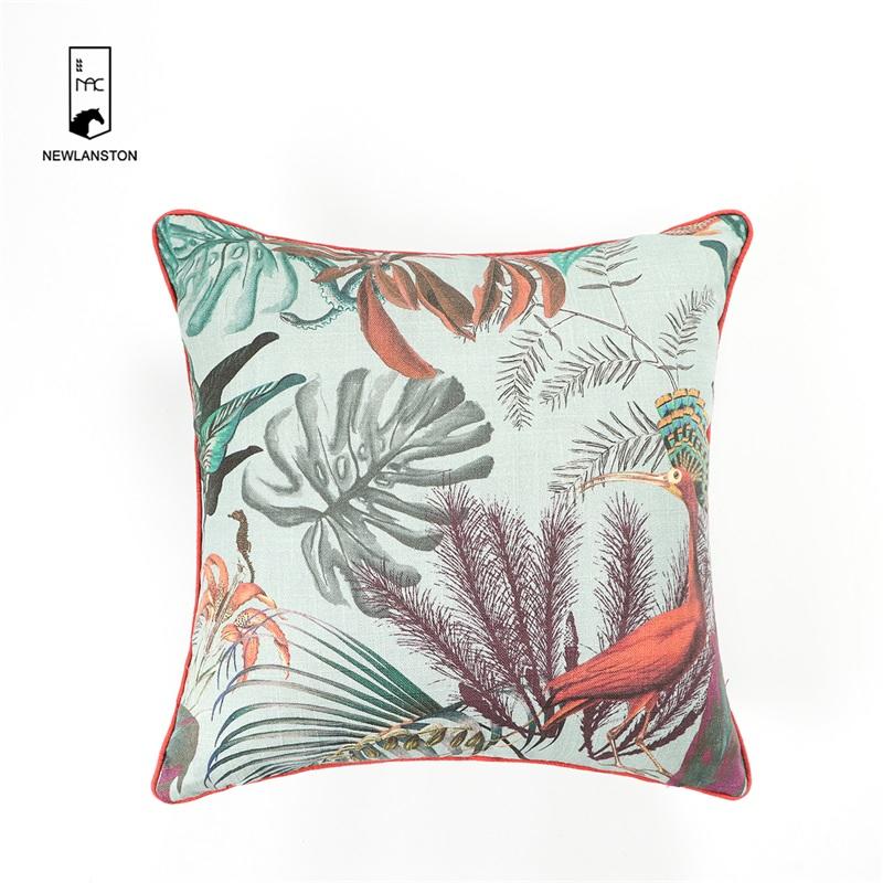  45x45 Digital printed Linen Cushion cover