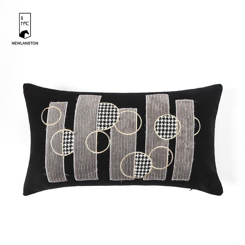 50x30  Patchwork embroidery Cushion cover 