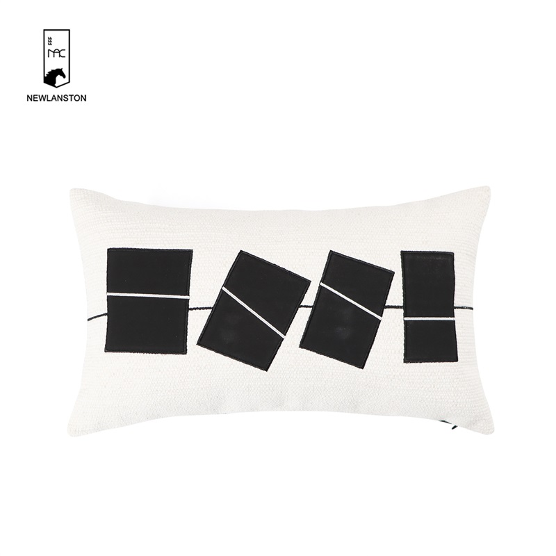  50x30  High quality Modern/fashionable patchwork +embroidery Cushion cover