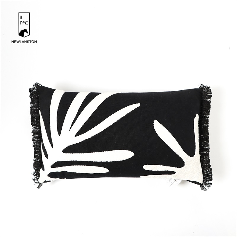 50x30  Recycled cotton velvet embroidery Cushion cover 