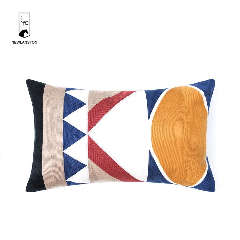 50x30 Embroidery Geometric Style Cushion cover 
