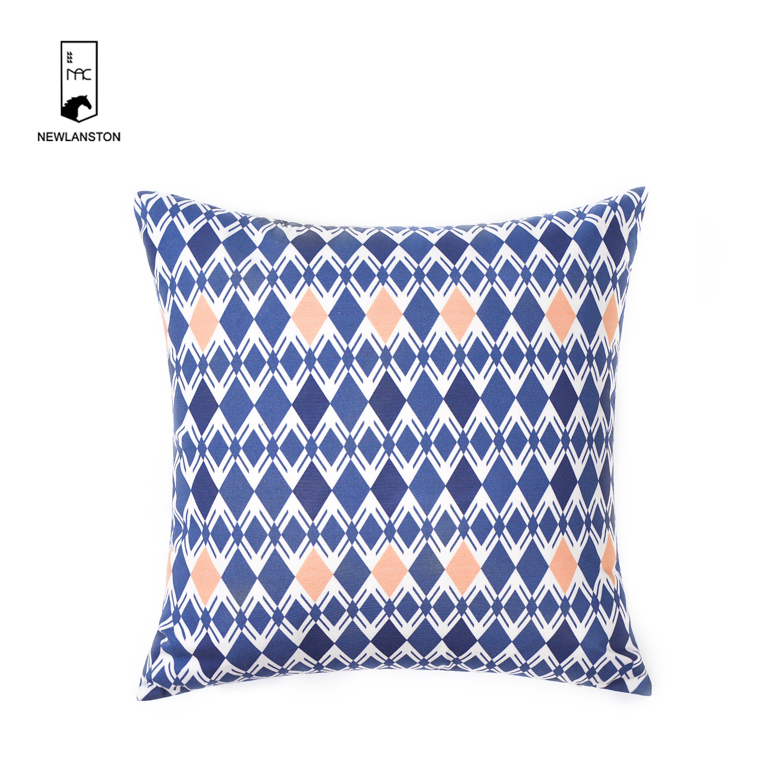 45x45 Digital printed recycled cotton Geometric Cushion/Pillow cover 