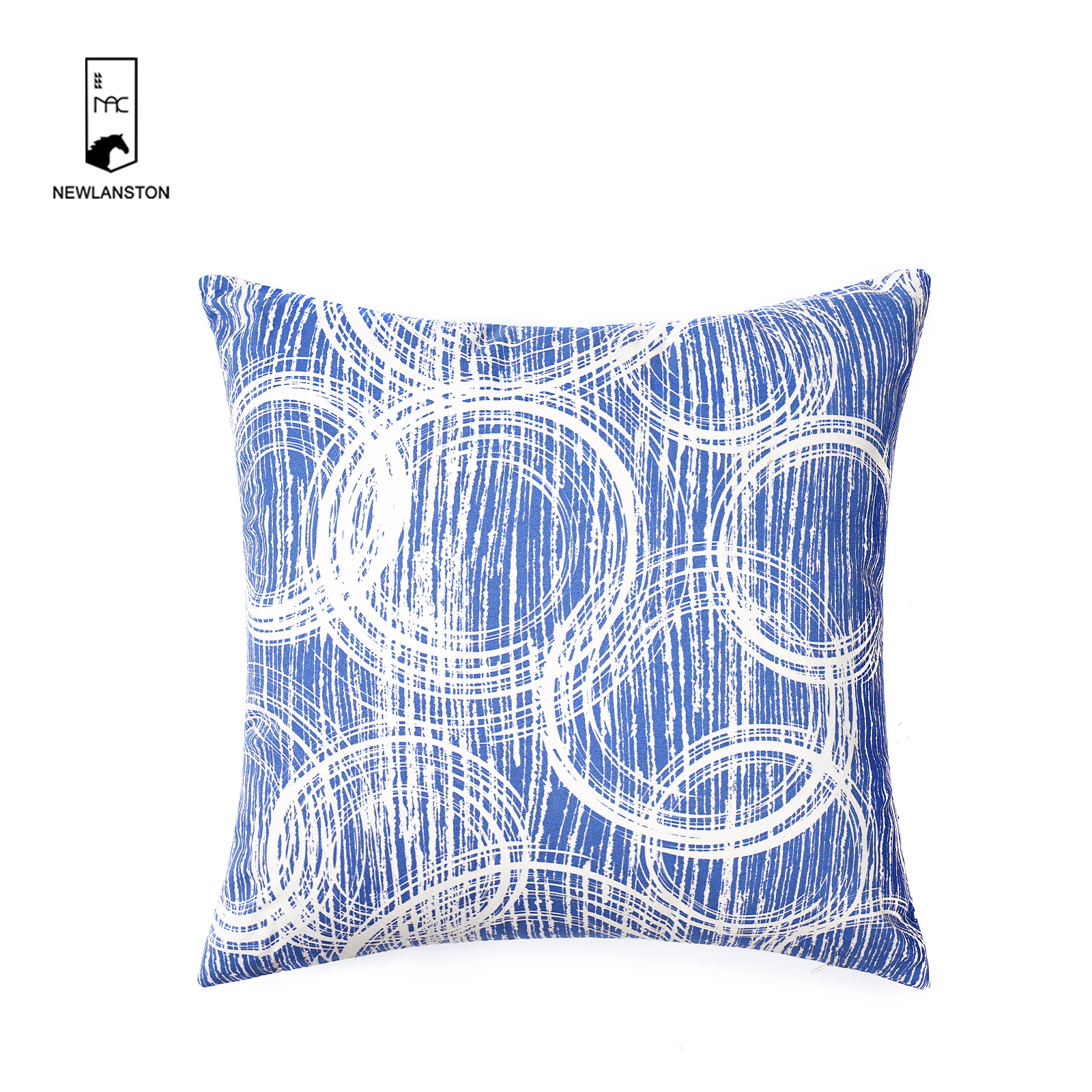 45x45 Digital printed recycled cotton Geometric Cushion/Pillow cover 