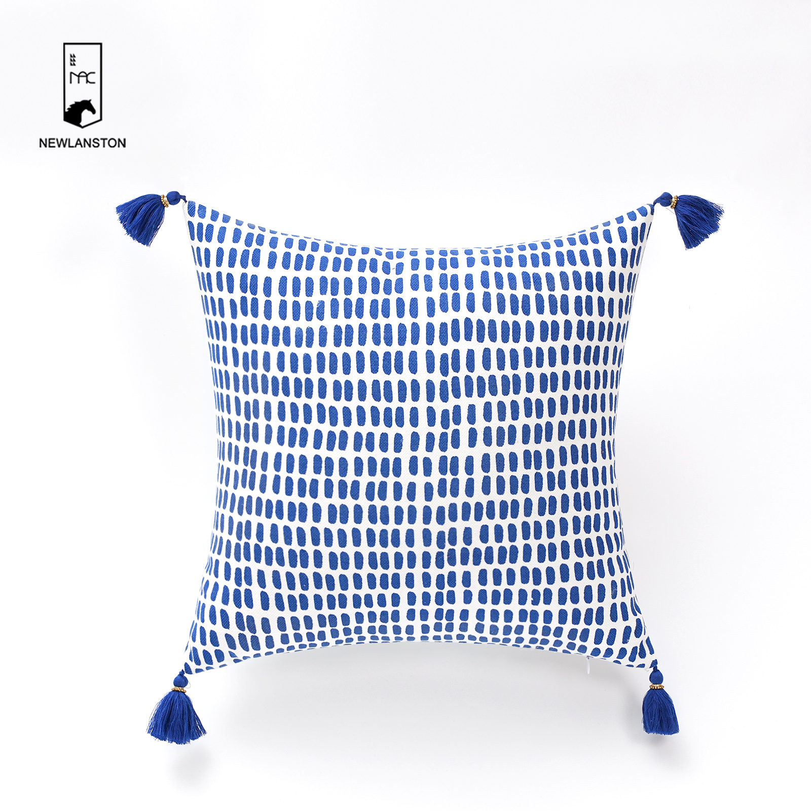 50x30 High Quality recycled cotton printed Geometric Cushion/Pillow cover  