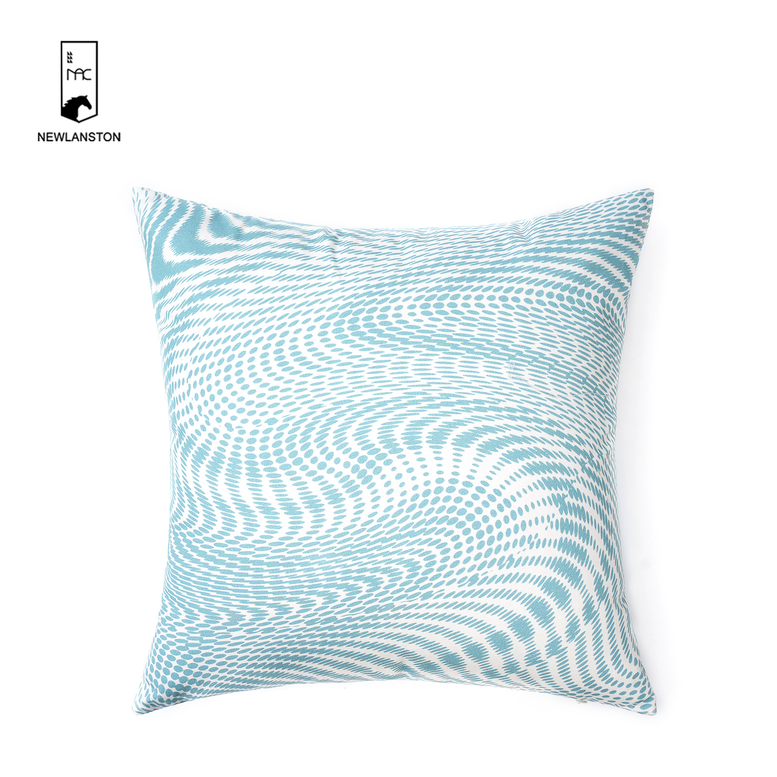 45x45 Digital printed recycled cotton Geometric style Cushion cover 