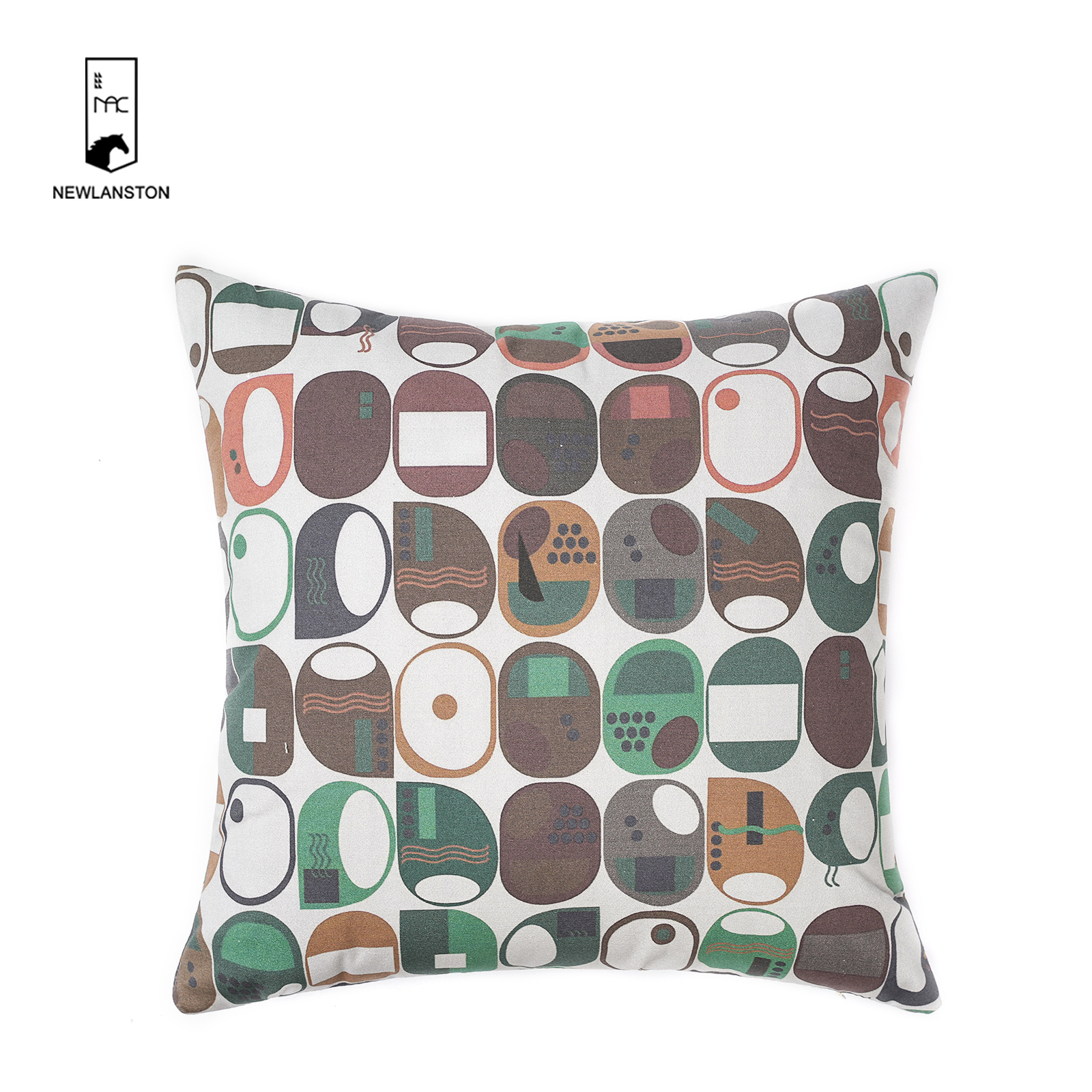 45x45 Digital printing cotton Geometric style Cushion cover 