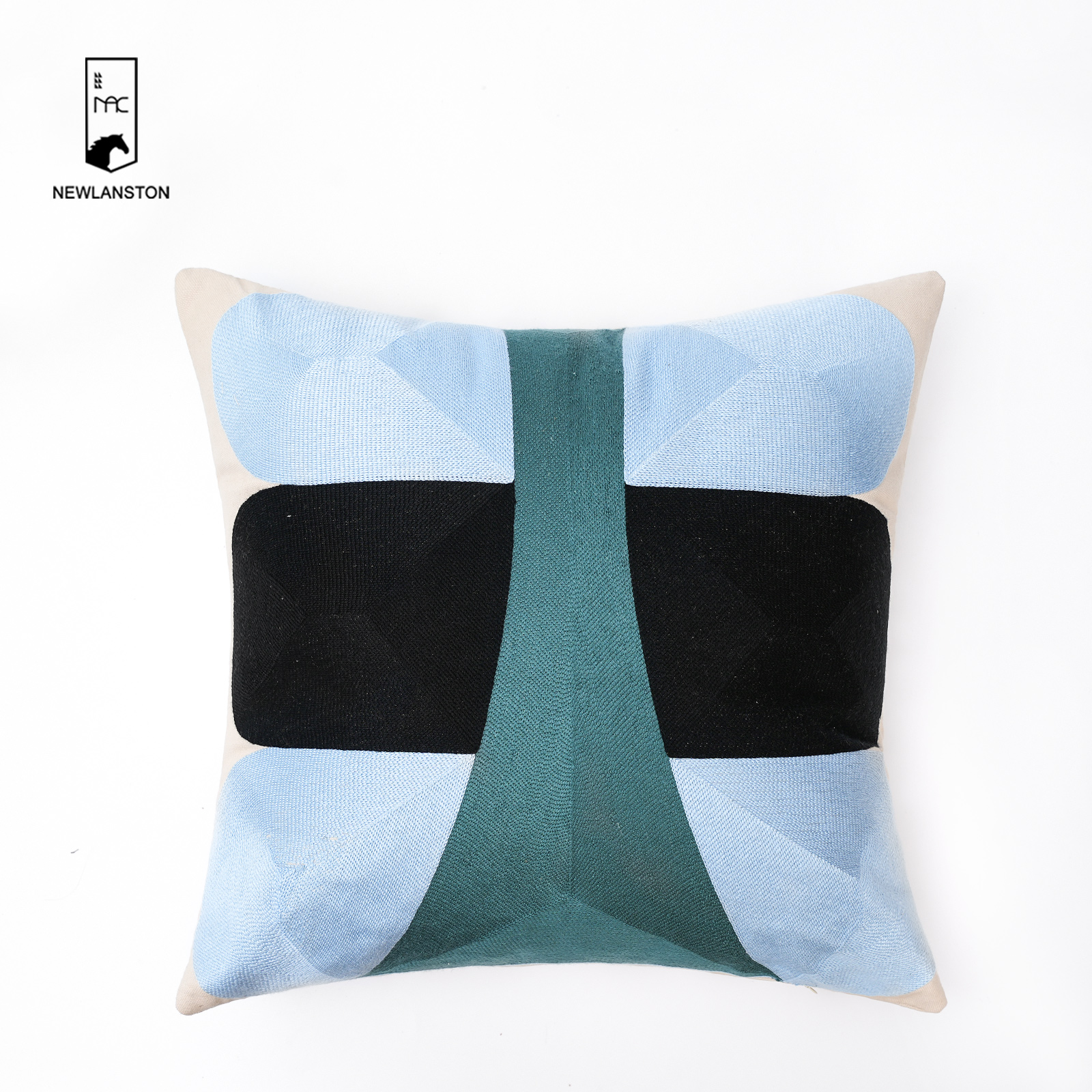 45x45 Embroidery Geometric style Cushion cover 