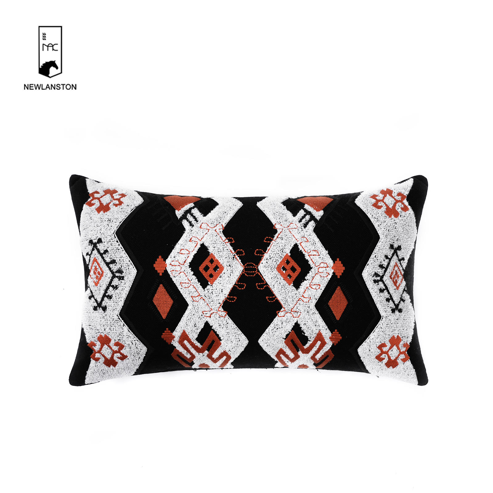 50x30 Embroidery cotton Geometric style Cushion cover 