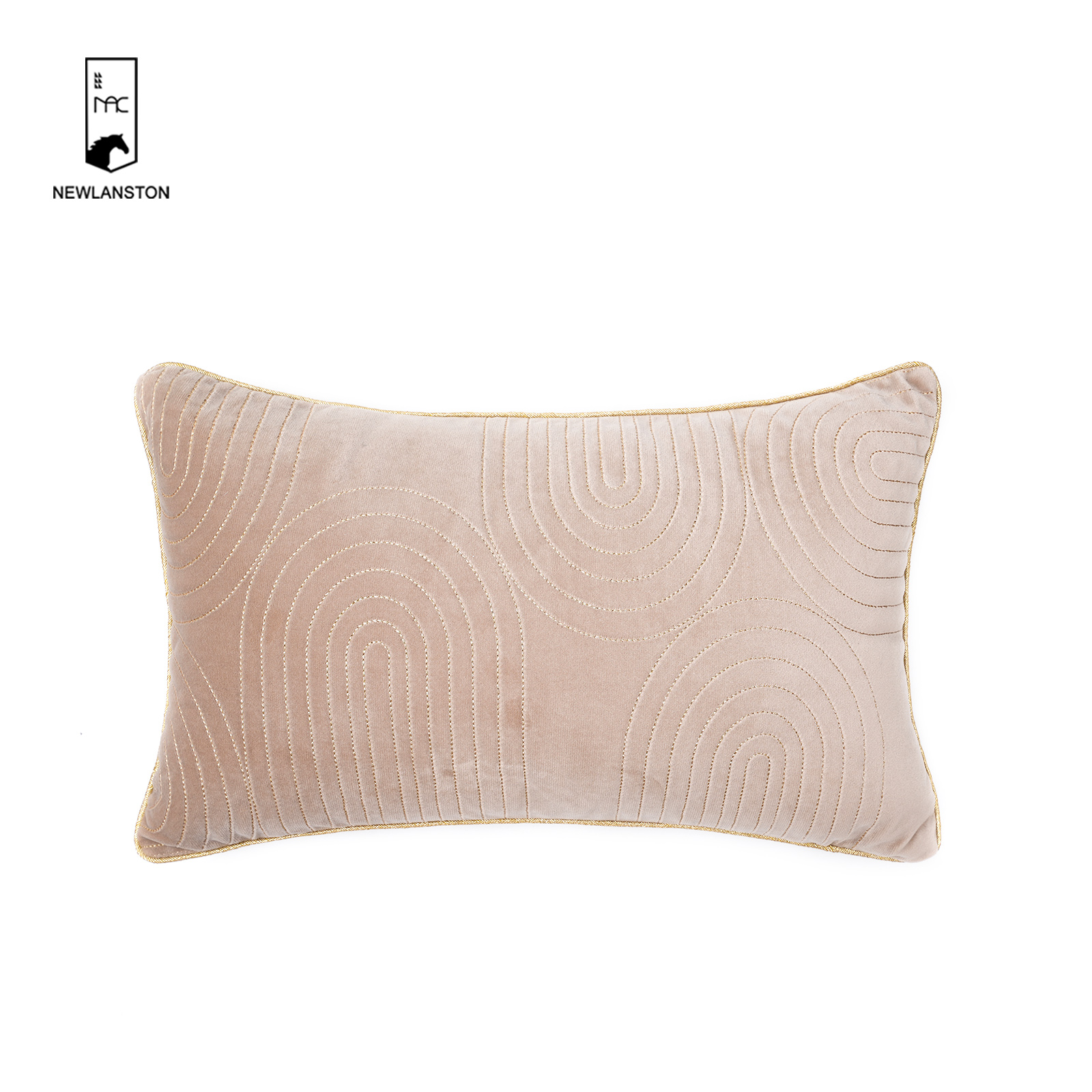 50x30 Embroidery velvet Geometric style Cushion cover 