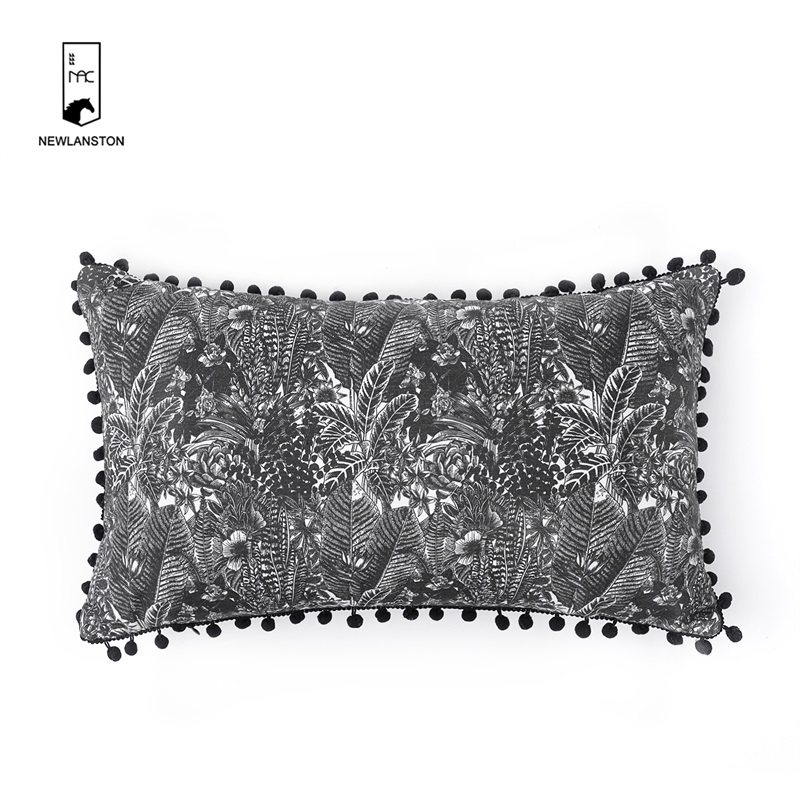 50x30 Recycled cotton Digital printed Jungle style Cushion/Pillow cover 