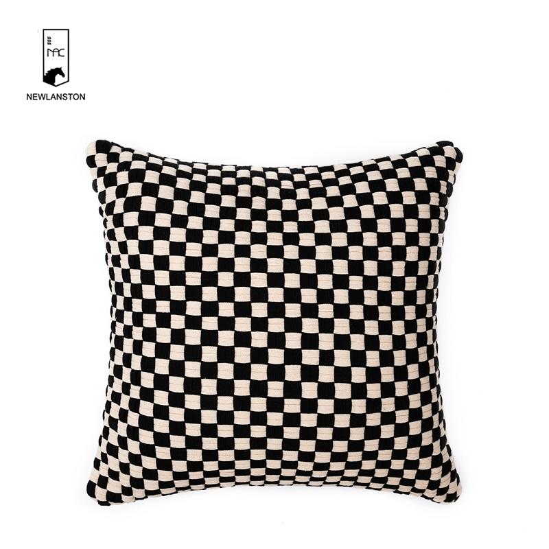 45x45 High quality cotton ribbon Woven Cushion/Pillow cover