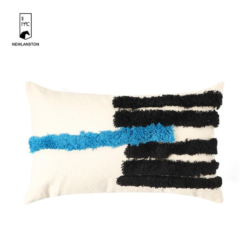 50x30  Recycled cotton tufted Cushion cover 