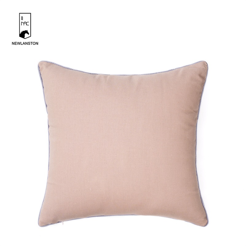 45x45 High quality Linen Two different colors  with Piping  Cushion/Pillow cover  