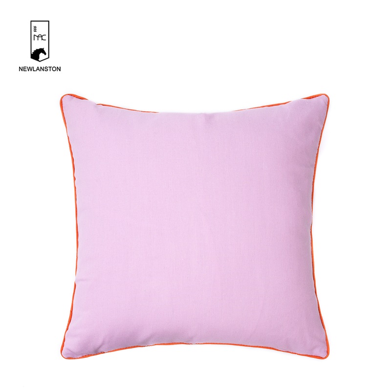 45x45 High quality Linen Two different colors  with Piping  Cushion/Pillow cover  