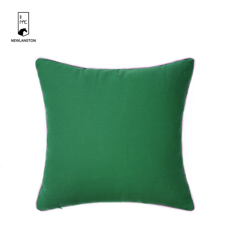 45x45 High quality Linen Two different colors  with Piping  Cushion/Pillow cover  