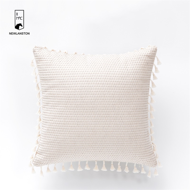50x30 Cotton Tassel Fringes Cushion cover