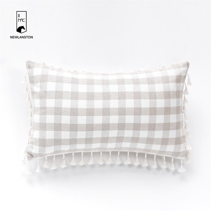 50x30 Cotton Tassel Fringes Cushion cover