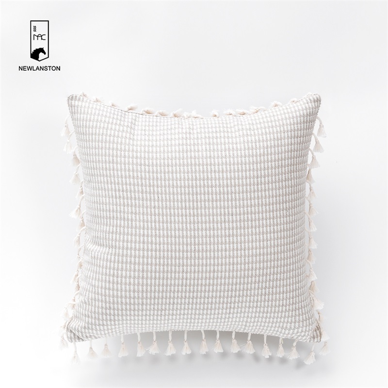 50x30 Cotton Tassel Fringes Cushion cover