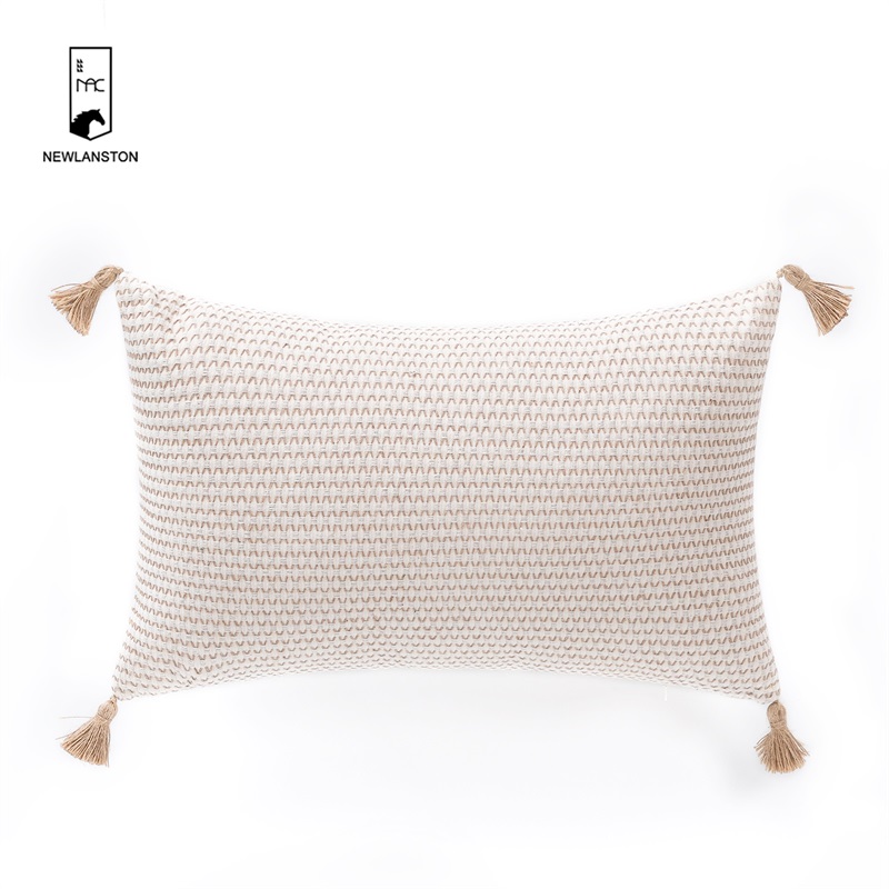 50x30 Cotton Tassel Fringes Cushion cover