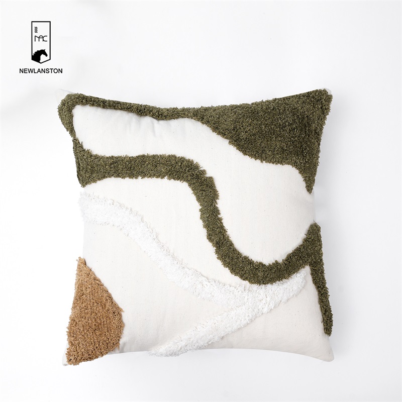  45x45 Tufted Cushion Cover Tassels Boho Embroidery Bohemian Moroccan Cushion Covers 