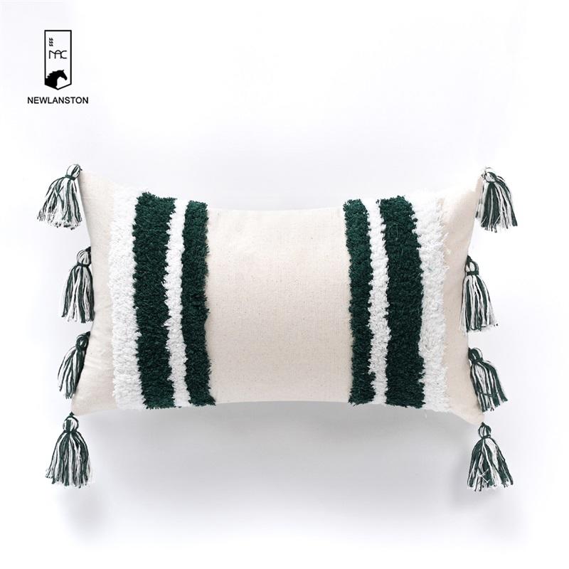 50x30  Tufted Cushion Cover Tassels Boho Embroidery Bohemian Moroccan Cushion Covers  