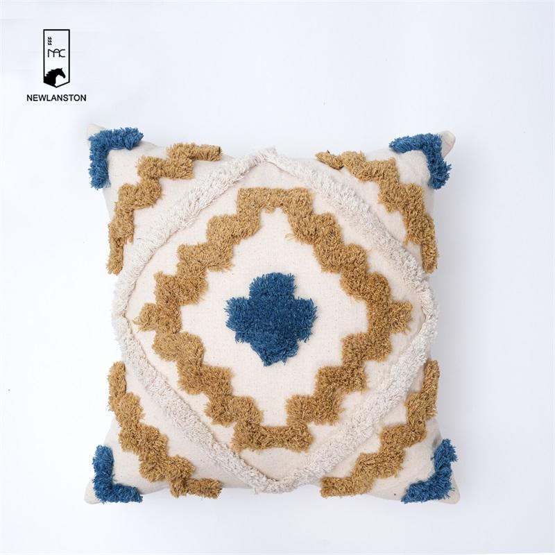  50x30  Tufted Cushion Cover Boho Embroidery Bohemian Moroccan Cushion Covers   