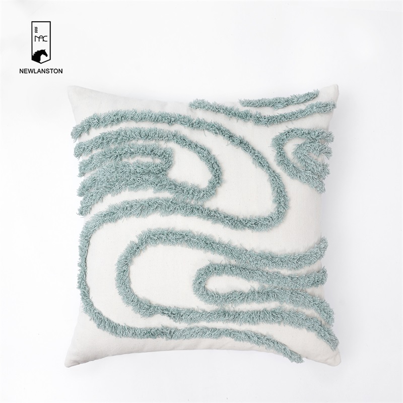 45x45 Cotton Tufted Bohemian Cushion Cover Boho Throw Pillow Covers   